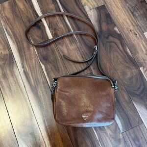 Fossil Sydney Double-zipper Crossbody Bag